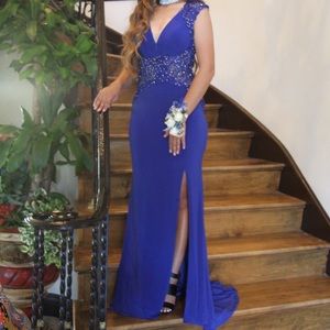 Royal Blue prom dress